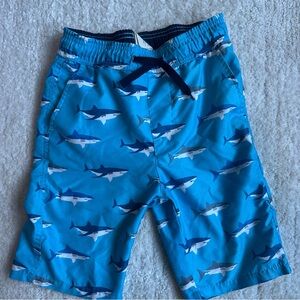 Aeropostale Kids Shark Patterned Blue Shorts